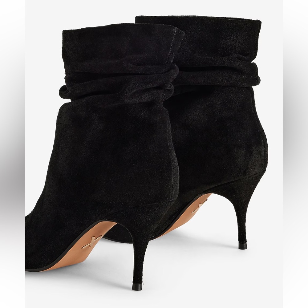 Elegant Black Suede Women's Boots